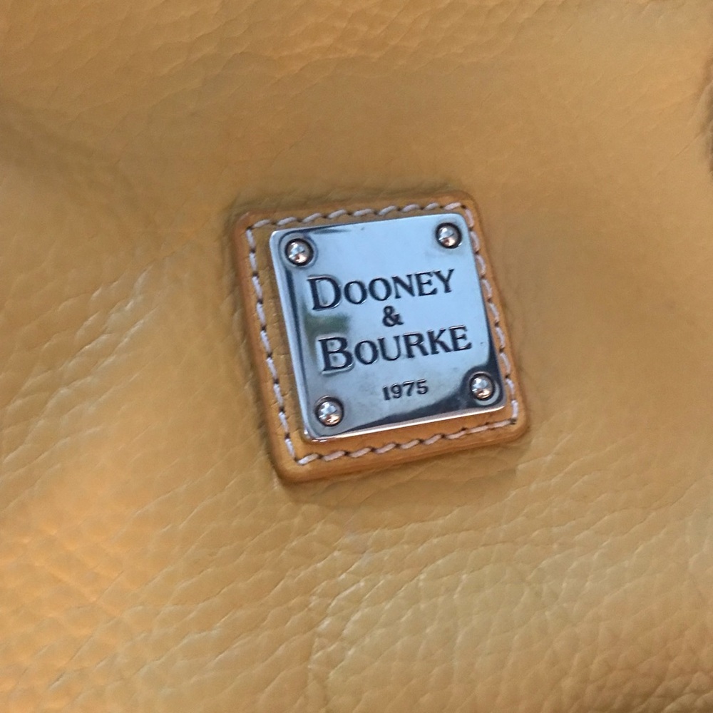Dooney and Bourke Mustard Leather Bag